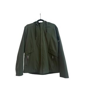 Yi Long MBS No1 Forest Green Adjustable Hooded, Light weight Outdoor Jacket